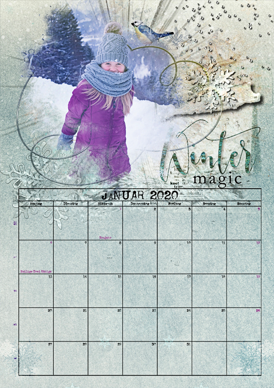 NBK Design Calendar - January 2020