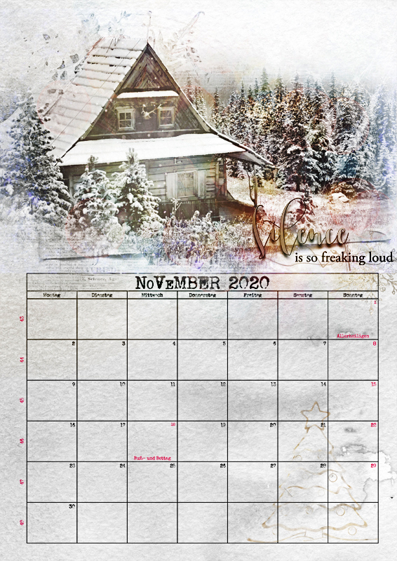 NBK-Design Calendar - November 2020