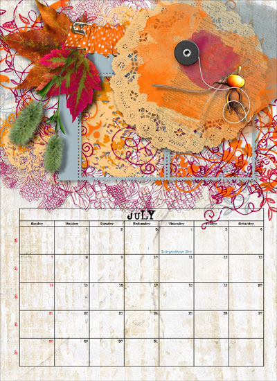 NBK July Calendar