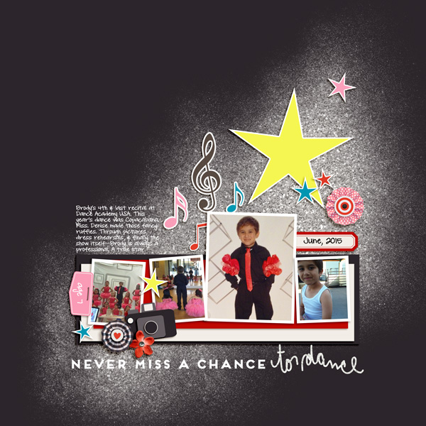 Never miss a chance to dance