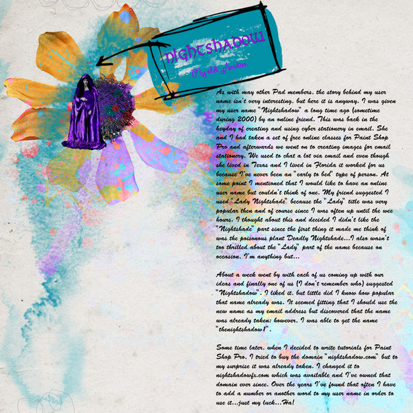 Nightshadow...the story...such as it is. :)
