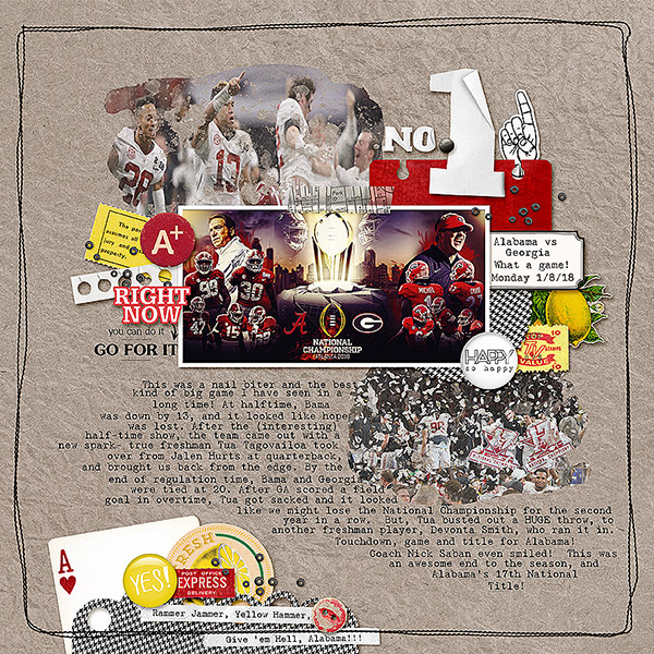no. 1- Roll Tide!
