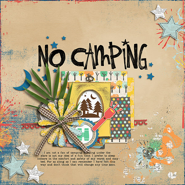 No Camping For Me