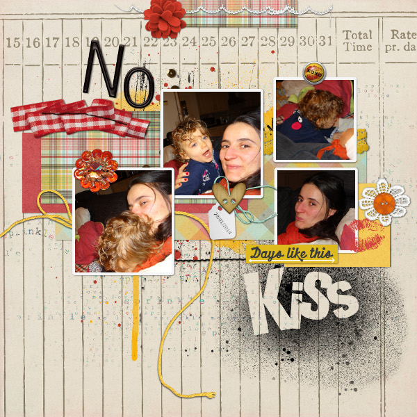 No kiss today ....
