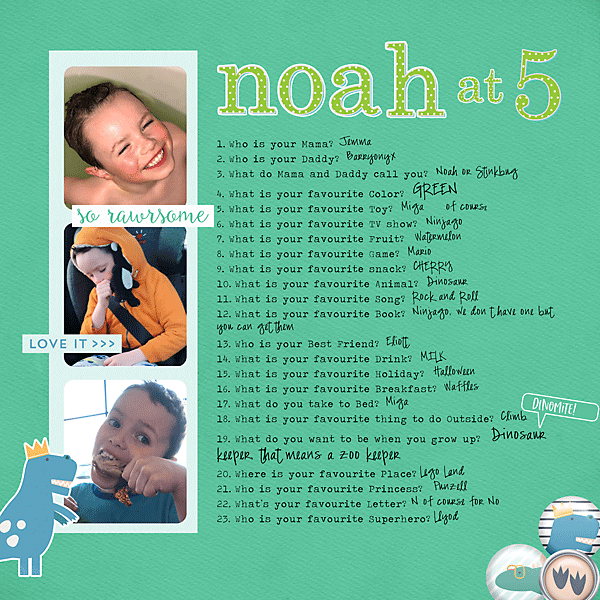 Noah At 5