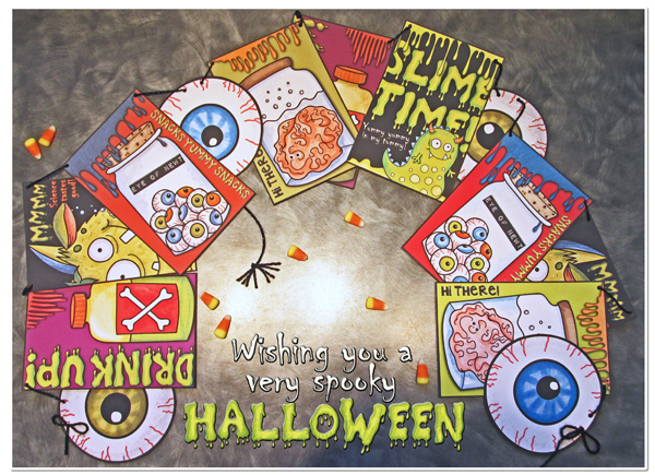 {Not so} Slimy Halloween Banner