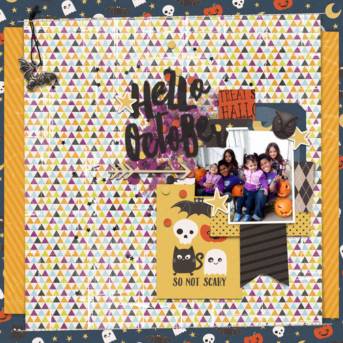 Not Spooky - October Template Challenge