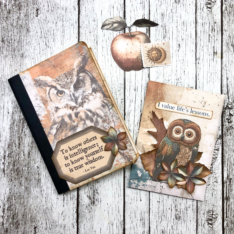 Note book and prompts card - hybrid