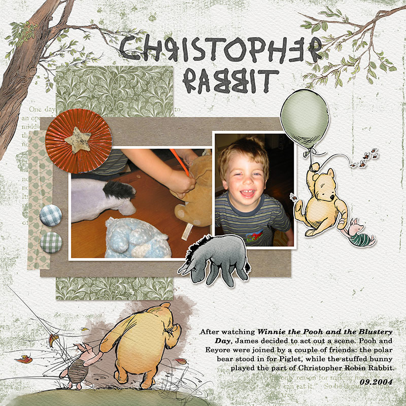 Nov 23 Scraplift Challenge: Christopher Rabbit