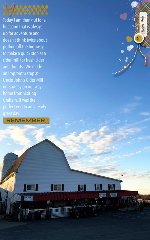 Nov 9 - 30 Days of Thankful