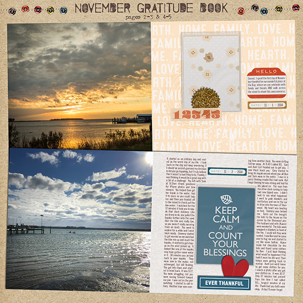 November Gratitude Book - pt2