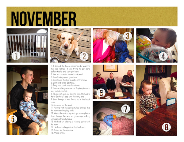 November Page One