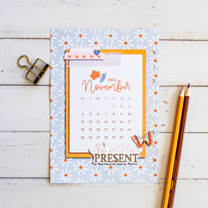 November Planner Calendar (hybrid)