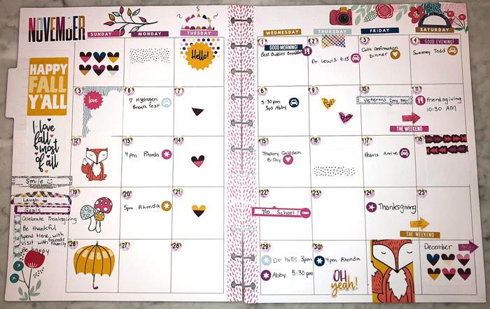 November Planner