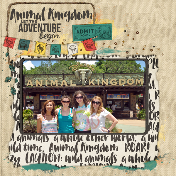 NSD Slow Scrap | Sketch Challenge - Animal Kingdom Entrance