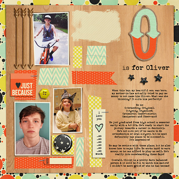 O is for Oliver - MOC #1