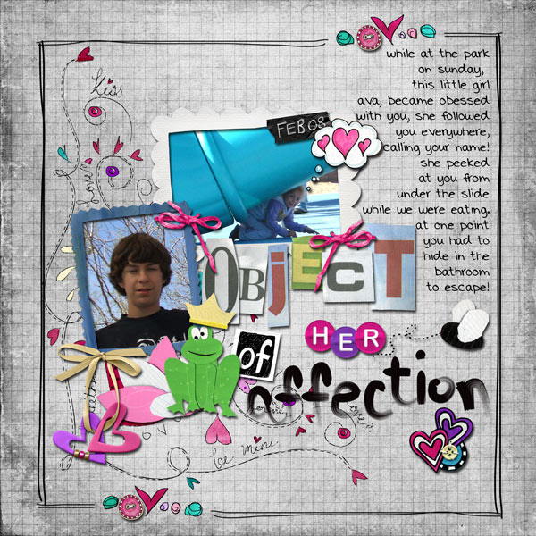 object of her affection