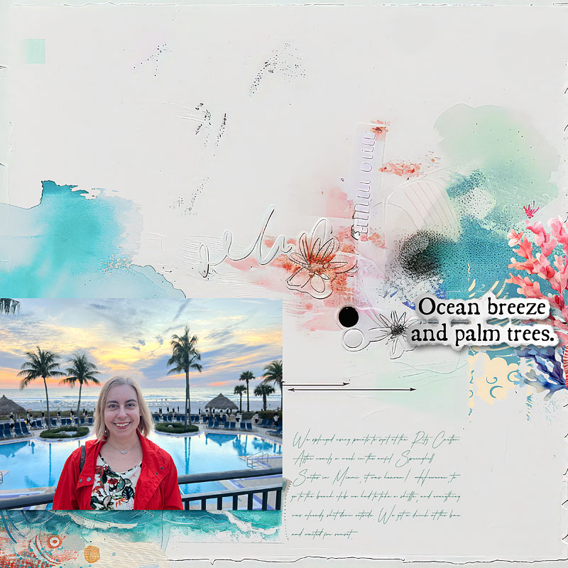 Ocean Breeze and Palm Trees