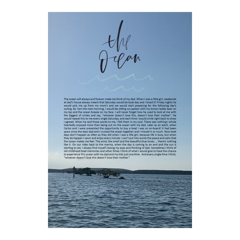 Ocean - Page for Dad