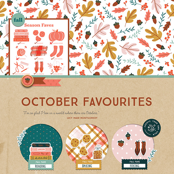 Oct 21 Inspiration Challenge: October Favourites