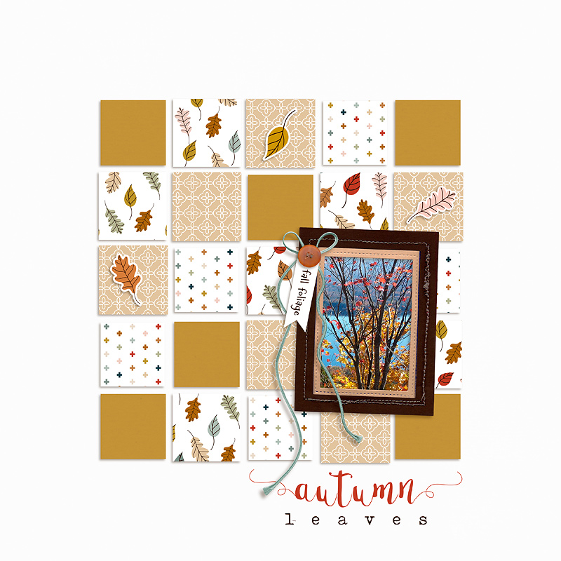 Oct 24 Random Challenge: Autumn Leaves