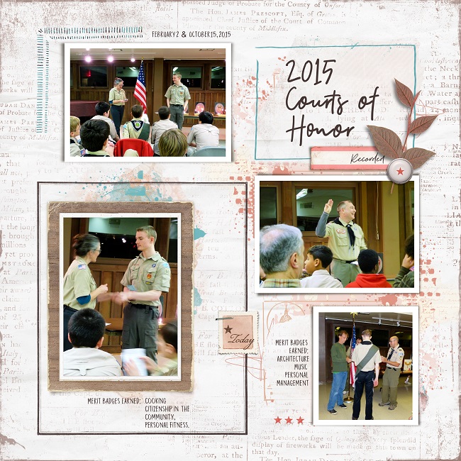 October 2015 Courts Of Honor