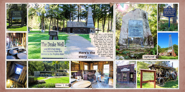 October 2016 Scraplift Challenge - Drake Oil Well