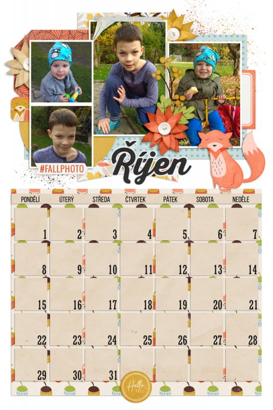 October 2018 Calendar