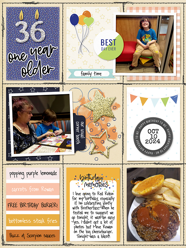 October album - Red Robin birthday