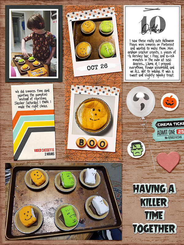 October album - spooky s'mores