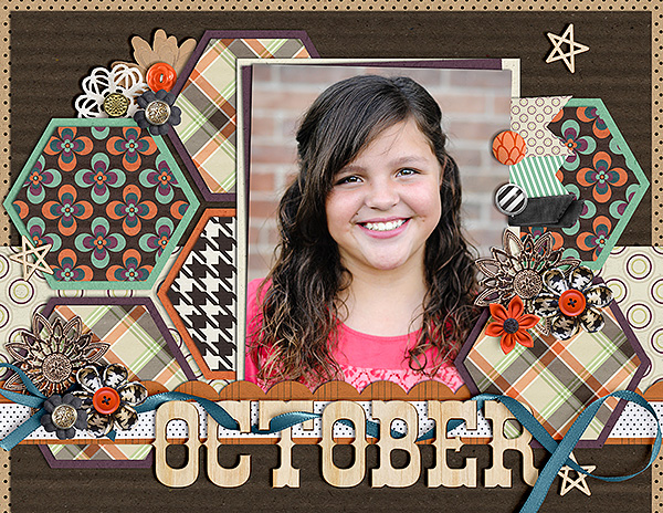 October Calendar Topper