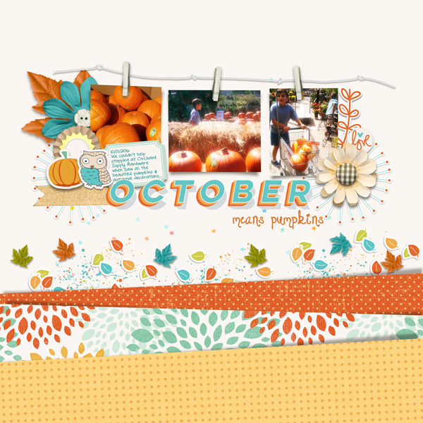 October Means Pumpkins