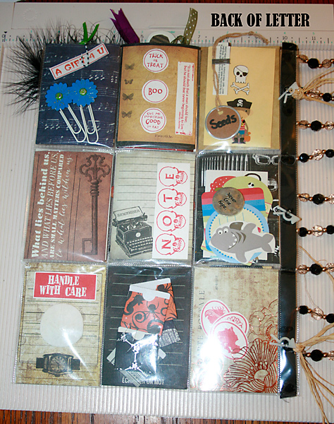 October Pocket Letter to Linda (back)