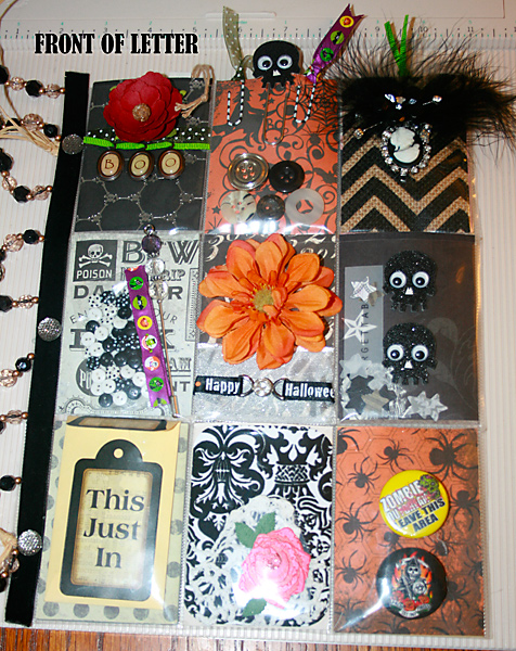 October Pocket Letter to Linda (Front)