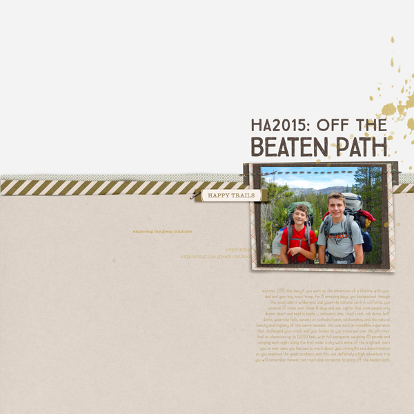 off the beaten path