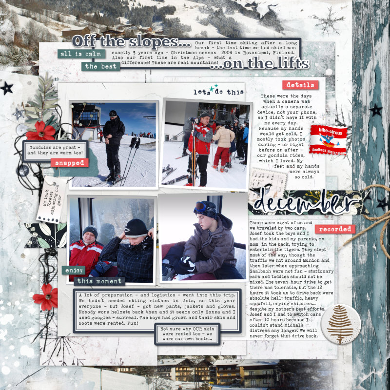 Off the slopes...