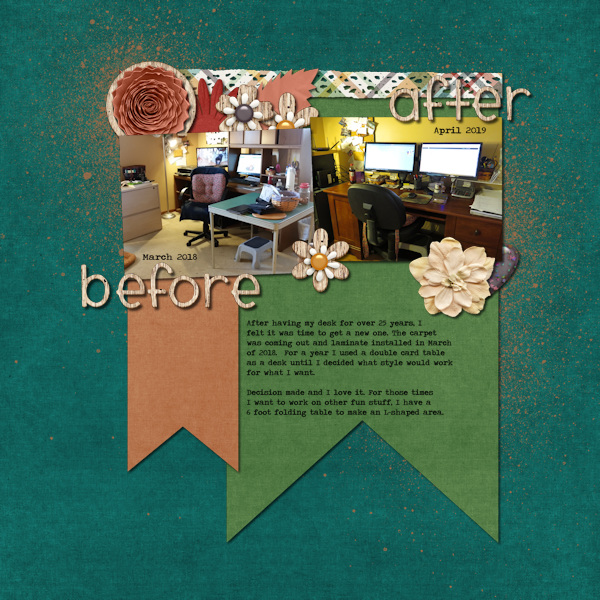 Office Desk Before After