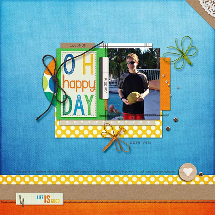 Oh Happy Day MOC day 12