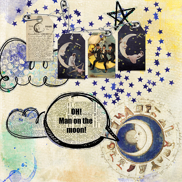 Oh! Man on the moon