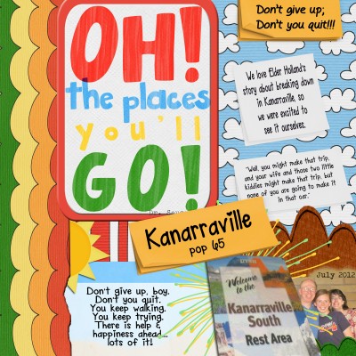 Oh the Places you'll go, Kanarraville