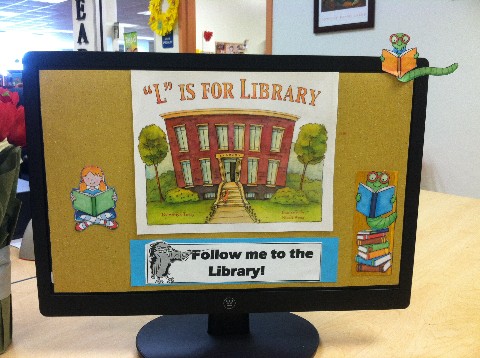 old monitor display