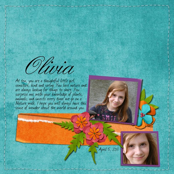 Olivia at Ten