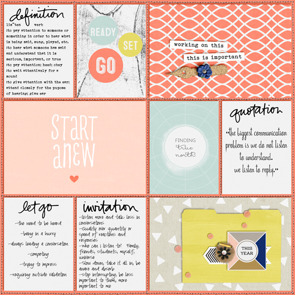 OLW Project 2015 January Cards Page