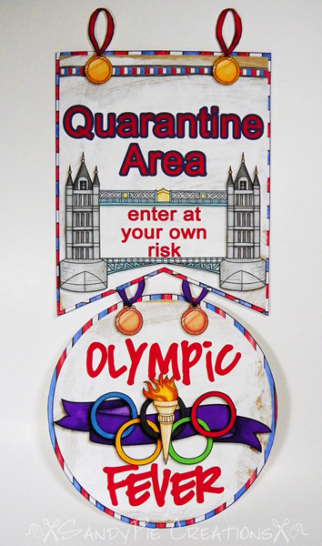 Olympic Door Sign