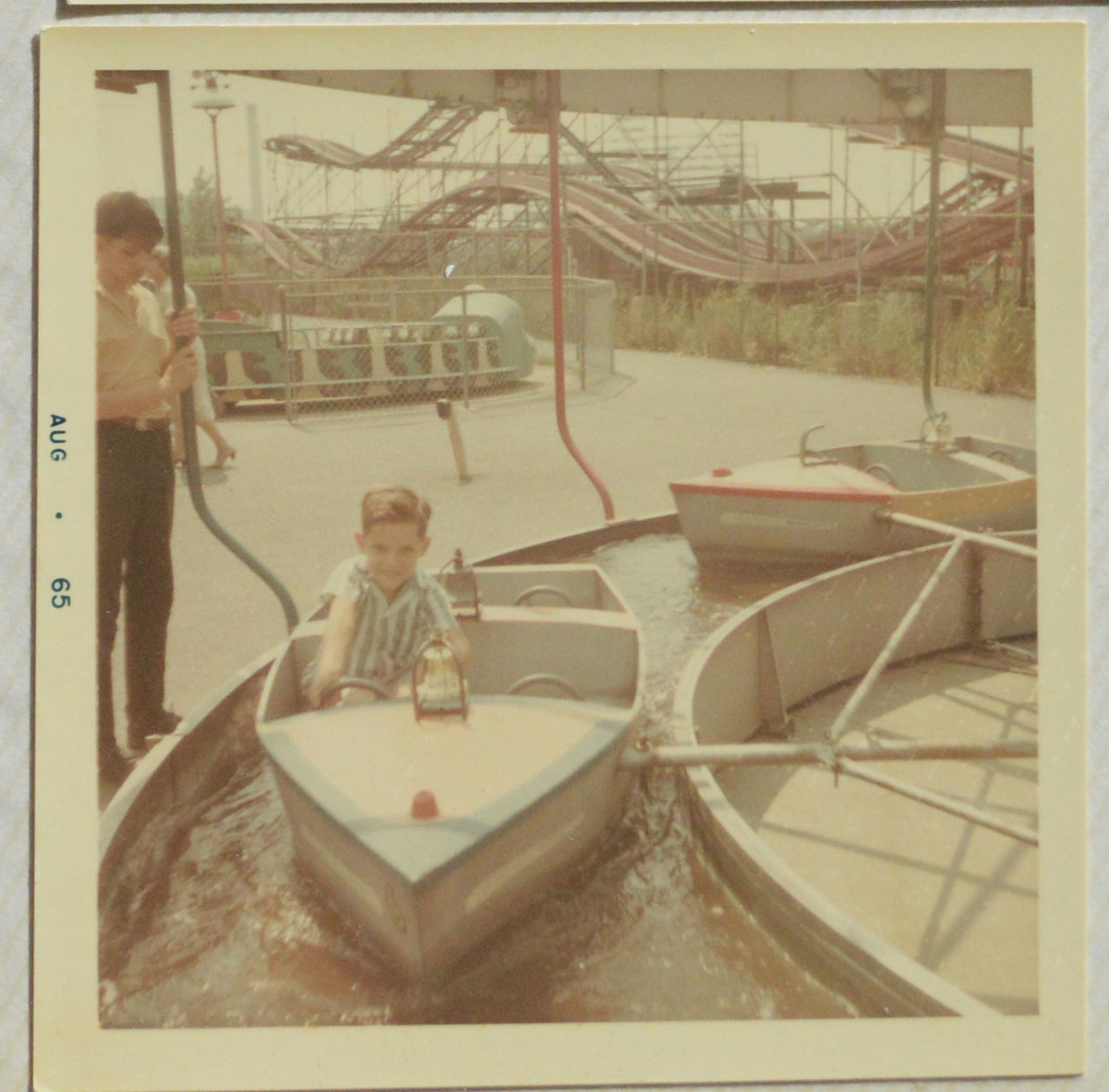 on a boat