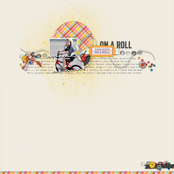 on a roll