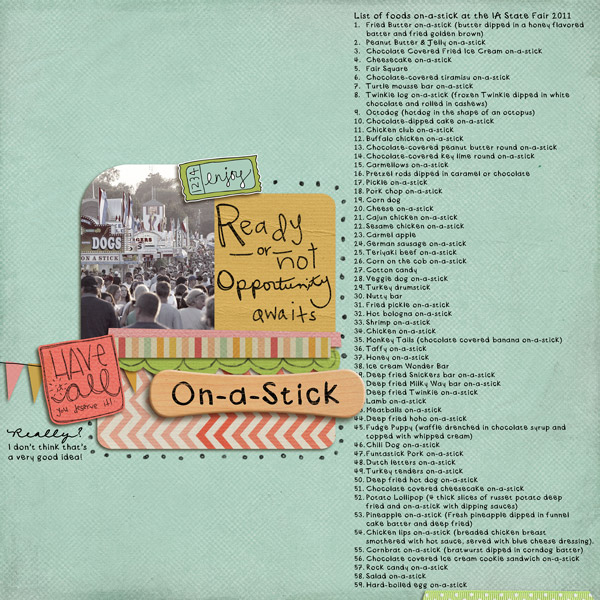 On a Stick