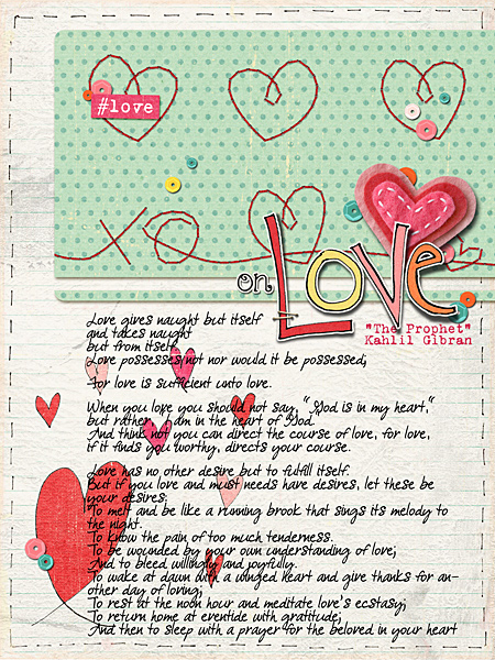 ON LOVE / ahg_012415