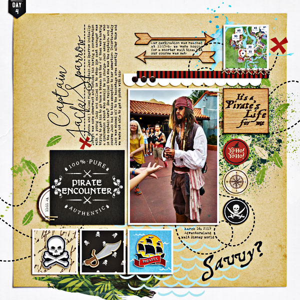 On Our Way pg 2- Captain Jack Sparrow