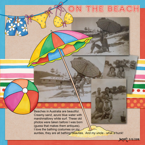 On the Beach - May Challenge